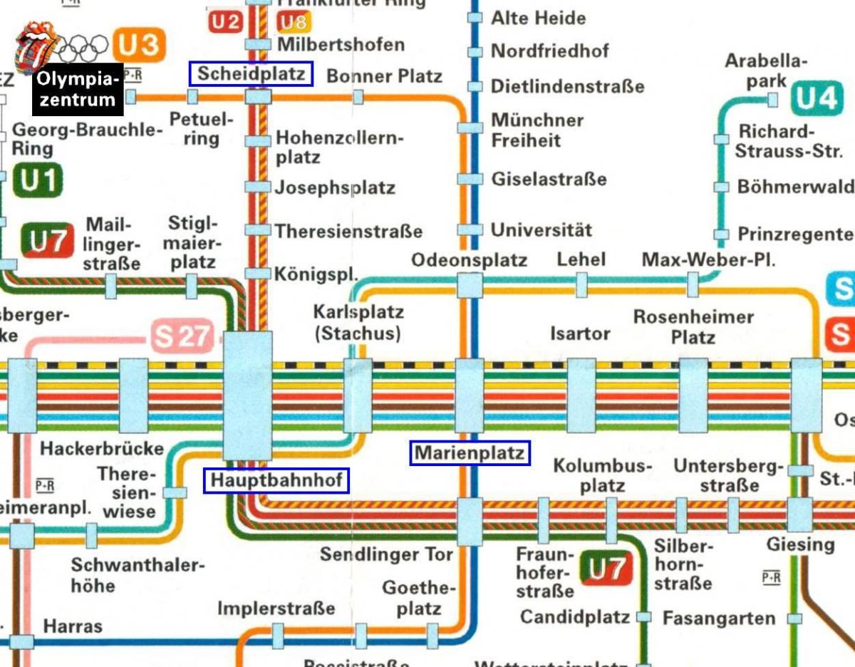 Mapa ng munich hauptbahnhof