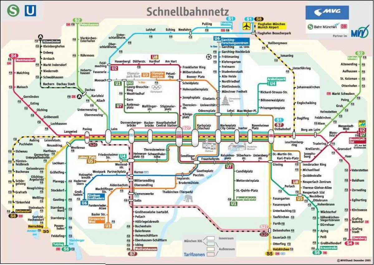 metro mapa munchen