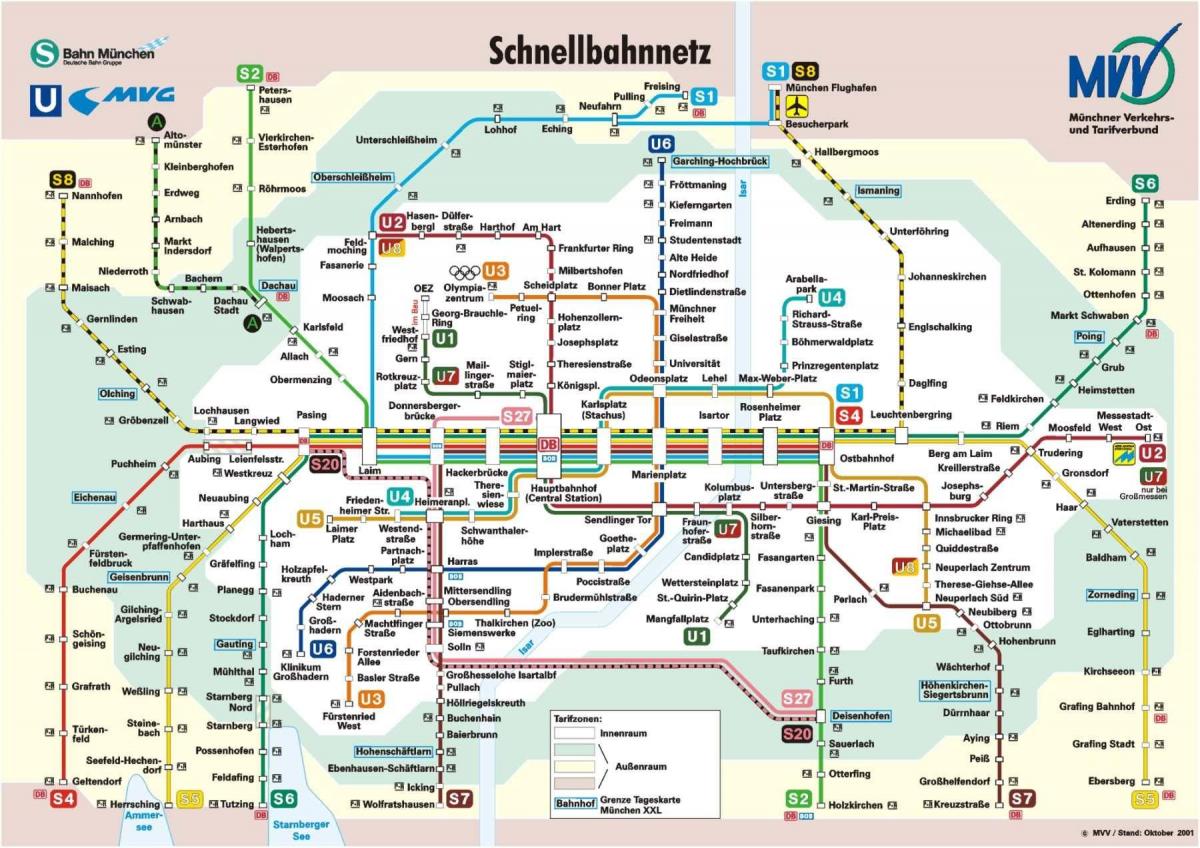munich railway station mapa