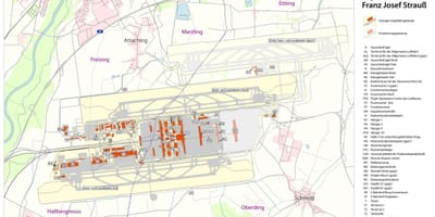 Franz josef strauss airport mapa