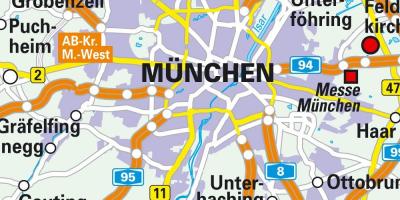 Sa bayan ng Munich mapa