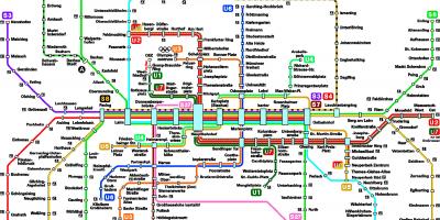 Mapa ng metro munchen
